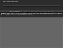 Tablet Screenshot of luccaturismo.com
